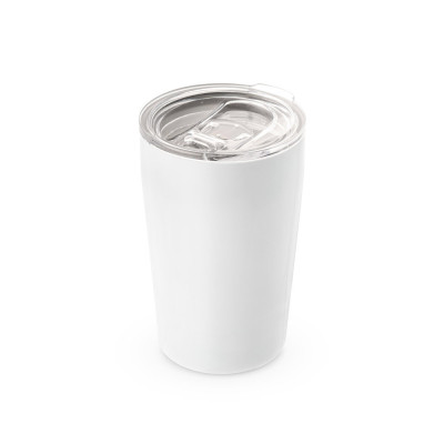 SLIDER. Stainless steel sublimation travel cup 380 mL